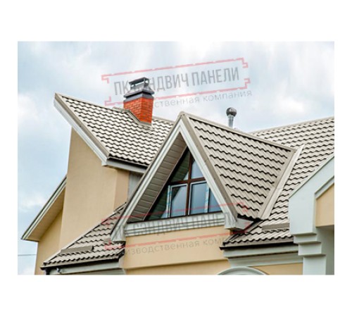 Планка ендовы верхняя 76х76х2000 Полиэстер Ral1035-0.45