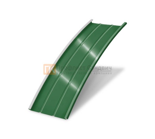 Продольно гнутый фальц профилированный 0,45 RAL 6002 Полиэстер