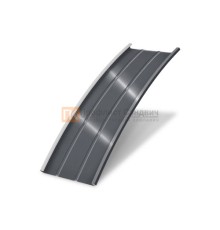 Продольно гнутый фальц профилированный 0,5 RAL 7024 Quarzit