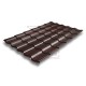 Металлочерепица Кредо RAL8017 Rooftop Matte-0,5
