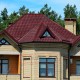 Металлочерепица Модерн RAL3005 Drap-0,45