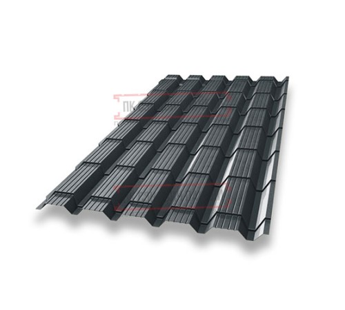Металлочерепица Монкатта RAL7016 Rooftop Matte-0,5