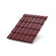 Металлочерепица Супермонтеррей RAL3005 Призма-0.5