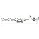 Перфорированный профнастил Т45-0,6 Алюцинковый