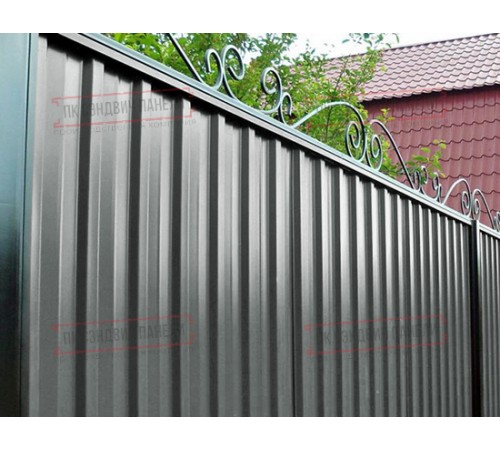 Профилированный лист С-15-1190-0.5 (с гранью) (Rooftop Matte) RAL 7005