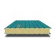 Сэндвич-панель для холодильных камер с пенополиизоциануратом, ширина 1000 мм, толщина 80 мм, 0.5/0.5, RAL5021