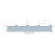 Нержавеющие сэндвич панели кровельные с пенополистиролом, ширина 1000 мм, толщина 250 мм, 0.5/0.5, AISI 316L
