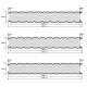 Нержавеющие сэндвич панели стеновые с пенополиуретаном, ширина 1000 мм, толщина 150 мм, 0.5/0.5, AISI 430