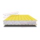 Сэндвич панели стеновые с пенополистиролом, ширина 1000 мм, толщина 200 мм, 0.5/0.5, RAL1018