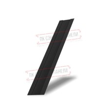 Крепежная планка жалюзи Milan,Tokyo 0,45 PE-Double с пленкой RAL 9005 черный