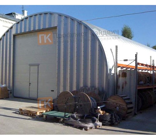 Сборно разборный ангар модель S 7.3x5.2, 4.2x4.2, 6.0