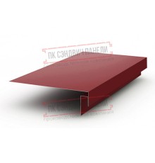 Планка карнизного свеса сложная 185х50х2000 ПЭ-3011-0.45