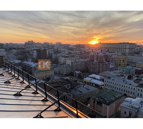 Ограждение кровли парапет сборное ZN H=900мм L=3000мм (ТУ)
