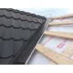 Планка ендовы нижняя 298х298х2000 Norman Ral7024-0.5