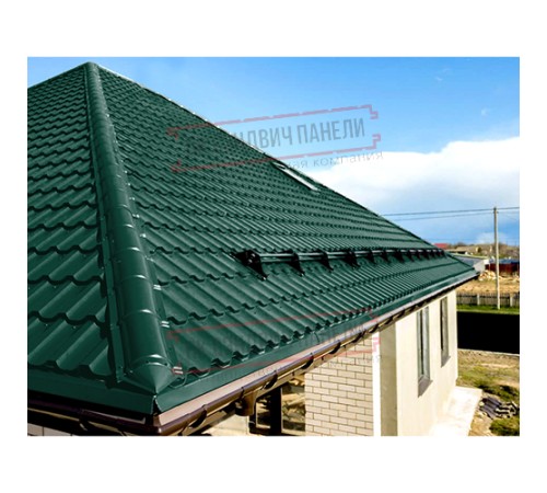 Планка конька круглого R110х2000 Viking-6005-0.45