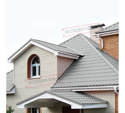 Планка примыкания нижняя 250х122х2000 ПРМ-9006-0.5