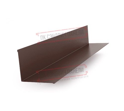 Планка примыкания верхняя 250х147х2000 PURETAN-8017-0.5