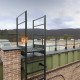 Вертикальная пожарная лестница П1-1 с площ. 800х800 Эконом L=7000мм