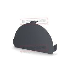 Заглушка конька круглого простая Norman ПЭ-7024-0.5
