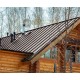 Кликфальц Line 0,5 Satin RAL8017 шоколад с пленкой на замках
