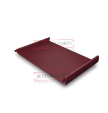 Кликфальц 0,5 Satin RAL3005 красное вино с пленкой на замках