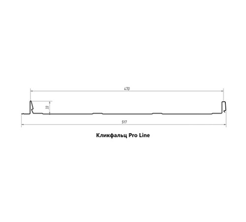 Кликфальц Pro Line 0,5 Atlas RAL6005 зеленый мох с пленкой на замках