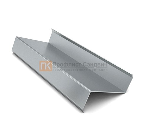 Z-образный профиль 250x75x3000-2,5 мм, оцинкованный