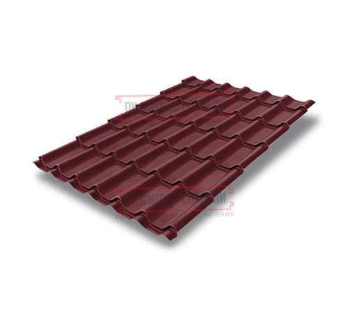 Металлочерепица Классик RAL3005 Quarzit lite-0,5