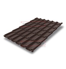 Металлочерепица классик плюс RAL8017 Drap-0.45