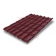 Металлочерепица классик плюс RAL3005 Drap-0.45