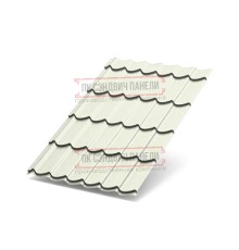 Металлочерепица Макси RAL9010 Пластизол-0.5
