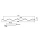 Металлочерепица Монтерроса-SL RAL6005 PURMAN-0.5