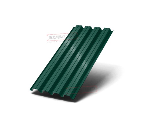 Профнастил Н60-845 Пурман RAL-6005-0.5