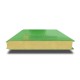 Сэндвич панели гладкие с пенополиизоциануратом, ширина 1000 мм, толщина 80 мм, 0.5/0.5, RAL6018