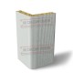 Угловая сэндвич-панель вертикальная из минеральной ваты, 0.5/0.5, ширина 1000 мм, толщина 80 мм, RAL7047