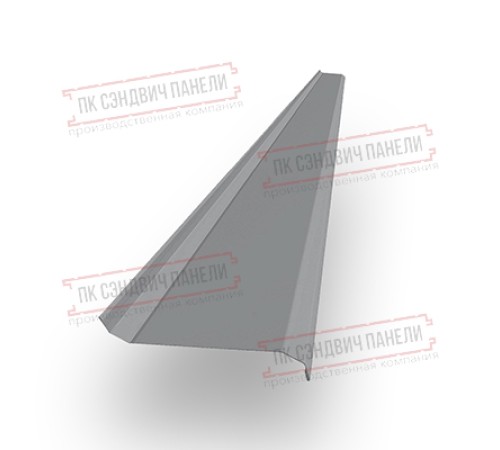 Забор-жалюзи S 58х151 мм, ПЭ, Ral 7004 - 0,4мм