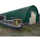 Профнастил H112ПГ-0.9, для бескаркасных ангаров, Полиэстер RAL 6005