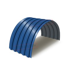 Профнастил НС35ПГ-0.5, Ширина-1100, Полиэстер RAL5005